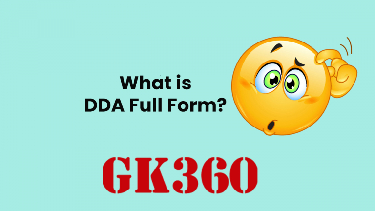 DDA Full Form – What is DDA Full Form?