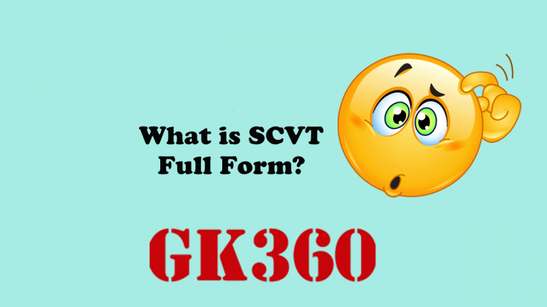 SCVT Full Form