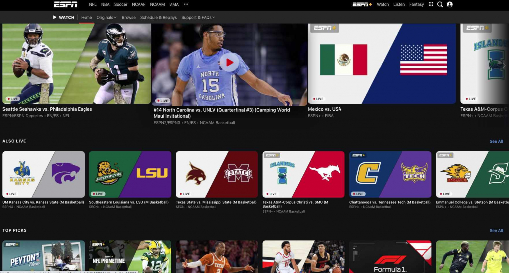 Free Sports Streaming Sites