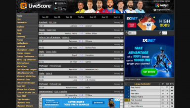 Livescore mobi