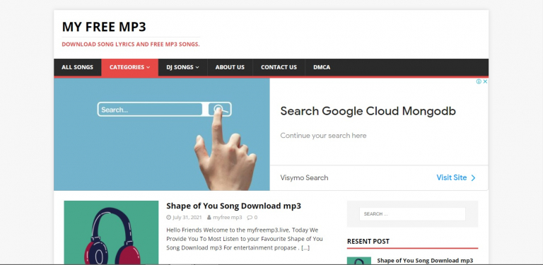MY FREE MP3 -Download Song Lyrics For Free