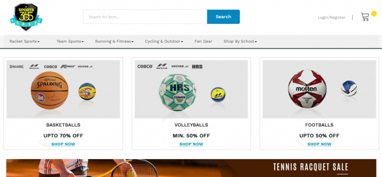 Sport365 – An Online Sports Store