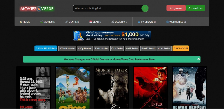 Moviesverse – Watch and Download 480p Movies, 720p Movies