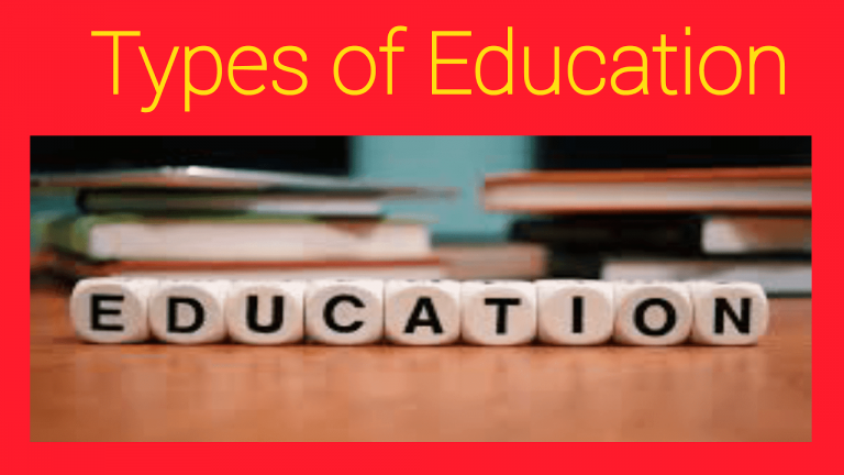 What Are the Different Types of Education?