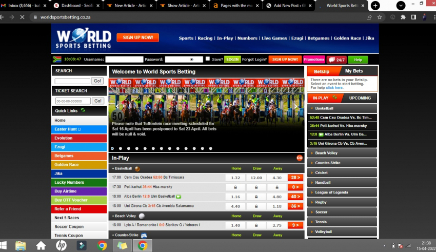 World Sports Betting