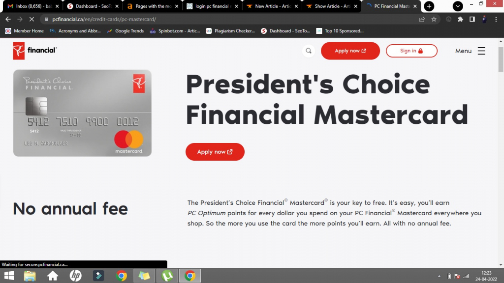 pc mastercard login
