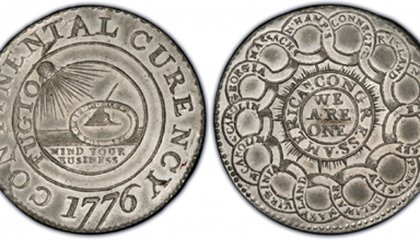 1776 Continental Dollar Coin
