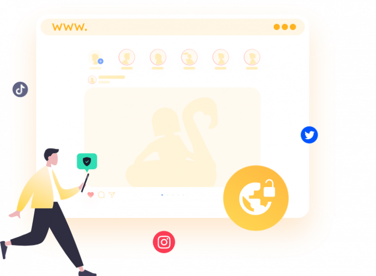 iTop VPN For Social Media Use