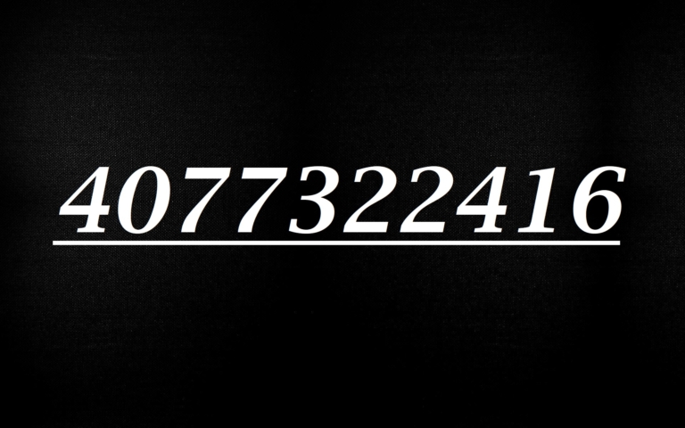4077322416: Unveiling Its Significance and Mysteries