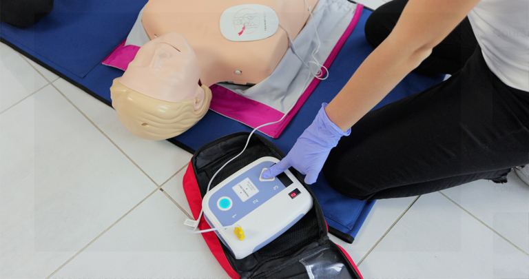 Home AED Installation for Emergency Preparedness through In-Pulse CPR