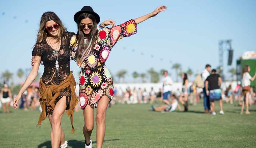 Twirling at Coachella