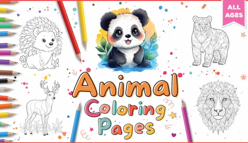 Whimsical World of Coloring Pages