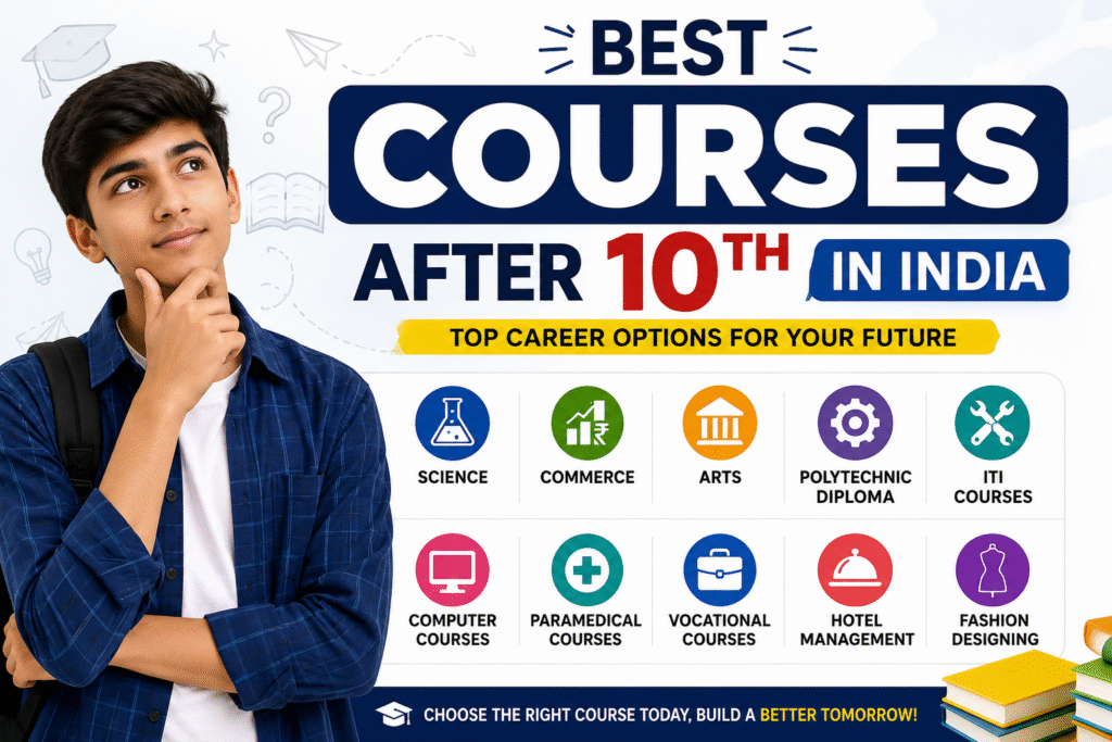 Best Courses After 10th in India: Top Career Options, Eligibility, Duration and Salary