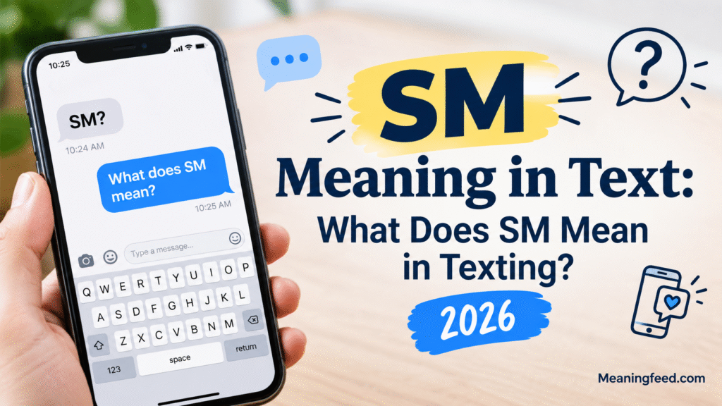 SM Meaning in Text: What Does SM Mean in Texting? 2026